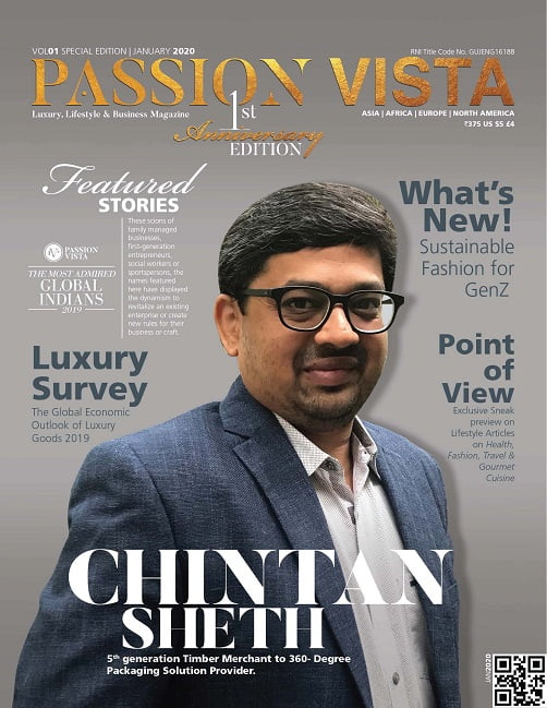 Chitan Sheth Cover VOL 01 Special Edition Page 1 Passion Vista Magazine