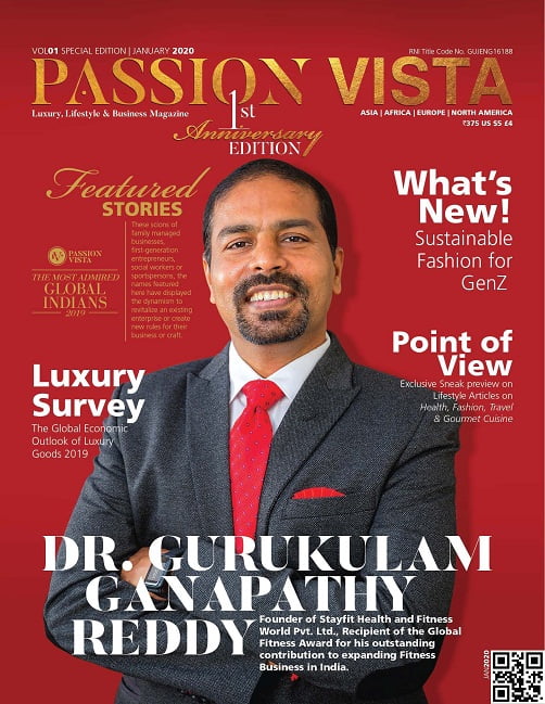 Dr Gurukulam Ganpathy Reddy Cover VOL 01 Special Edition Page 1 Passion Vista Magazine