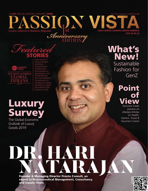 Dr Hari Natrajan Cover VOL 01 Special Edition Page 1 Passion Vista Magazine