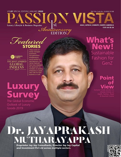 Dr Jayaprakash M Cover VOL 01 Special Edition Page 1 Passion Vista Magazine