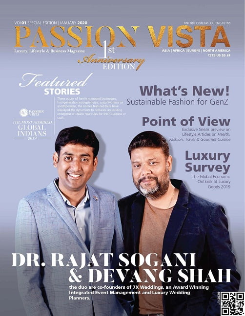 Dr Rajat Sogani Devang Cover VOL 01 Special Edition Page 1 Passion Vista Magazine