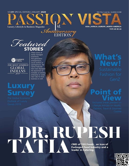 Dr Rupesh Tatia Cover VOL 01 Special Edition Page 1 Passion Vista Magazine