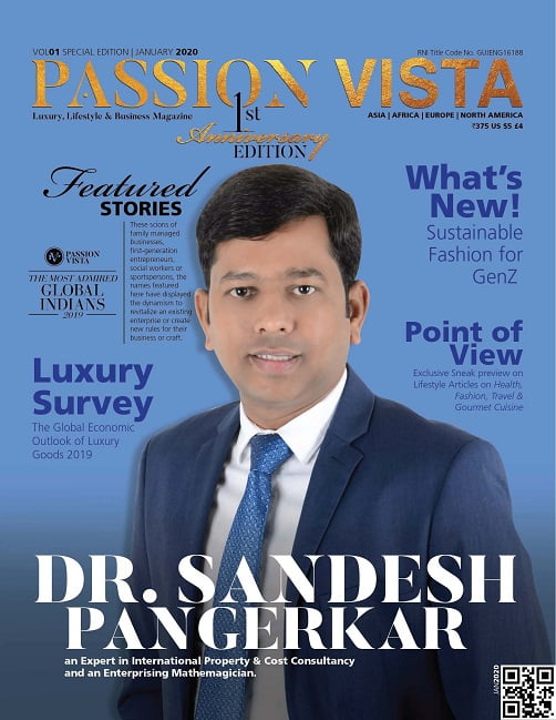 Dr Sandesh Pangekar Cover VOL 01 Special Edition Page 1 Passion Vista Magazine