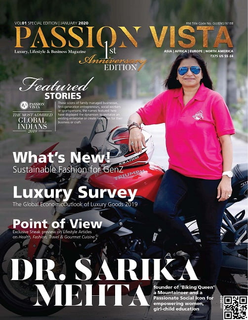 Dr Sarika Mehta Cover VOL 01 Special Edition Page 1 Passion Vista Magazine