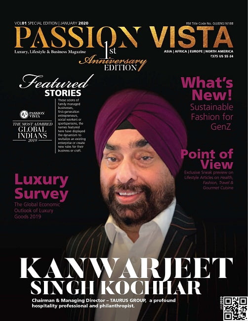 Kanwarjeet Kocchar Cover VOL 01 Special Edition Page 1 Passion Vista Magazine