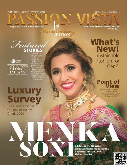 Menka Soni Cover VOL 01 Special Edition Page 1 Passion Vista Magazine