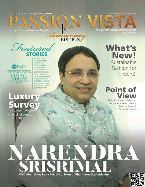 Narendra Srisrimal Cover VOL 01 Special Edition Page 1 Passion Vista Magazine
