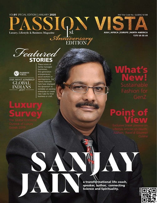 Sanjay Jain Cover VOL 01 Special Edition Page 1 Passion Vista Magazine