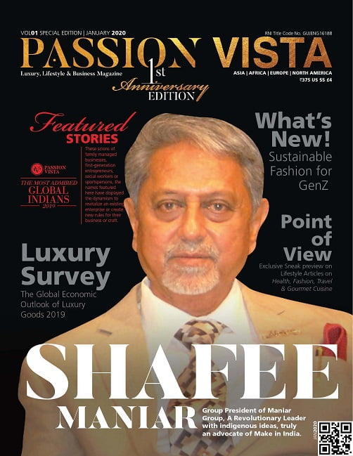 Shafee Maniar Cover VOL 01 Special Edition Page 1 Passion Vista Magazine
