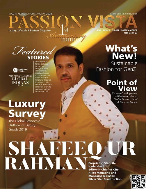Shafeeq Ur Rehman Cover VOL 01 Special Edition Page 1 Passion Vista Magazine