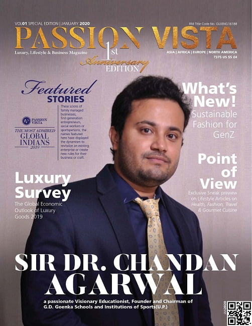 Sir Dr Chandan Agarwal Cover VOL 01 Special Edition Page 1 Passion Vista Magazine