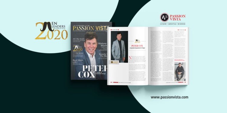 PETER COX ML 2020 Passion Vista Magazine