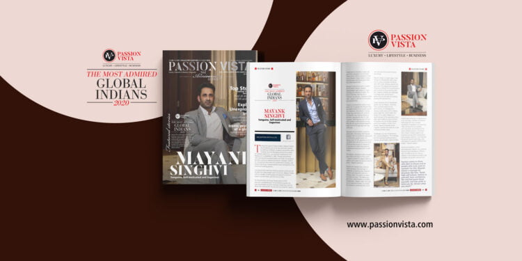 MAYANK SINGHVI MAGI 2020 Passion Vista Magazine