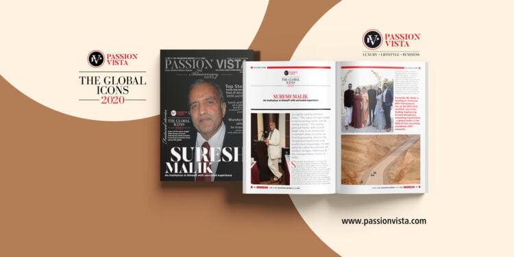 SURESH MALIK Passion Vista Magazine