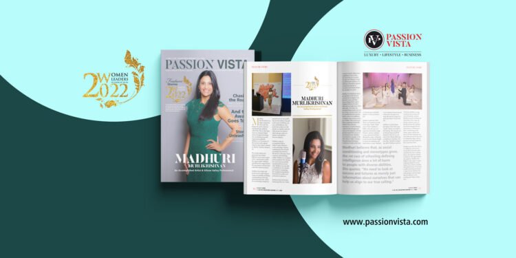 MADHURI MURLIKRISHNA WL 2022 Passion Vista Magazine