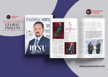 BINU KARTHIKEYAN MAGI 2022 Passion Vista Magazine