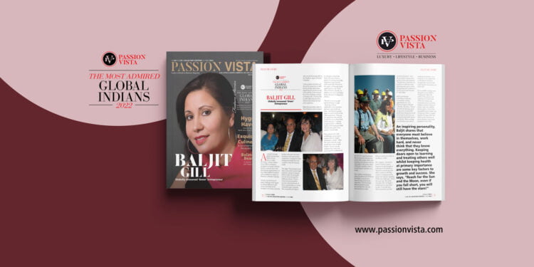 Baljit Gill MAGI 2022 Passion Vista Magazine