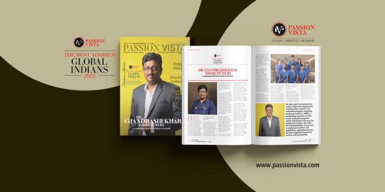 Dr Chandrashekhar Thodupunuri MAGI 2022 Passion Vista Magazine
