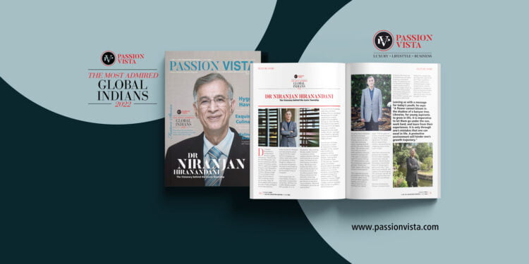 Dr Niranjan Hiranandani MAGI 2022 Passion Vista Magazine