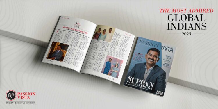 SUPPAN SARAVANAMUTHU Passion Vista Magazine