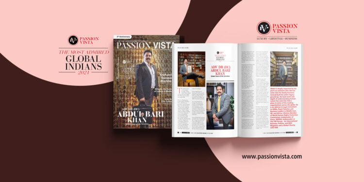 ABDUL BARI KHAN MAGI 2021 Passion Vista Magazine