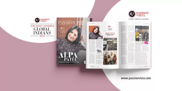 Alpa Patel Passion Vista Magazine