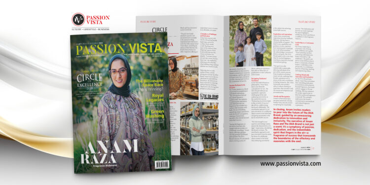Anam Raza Passion Vista Magazine