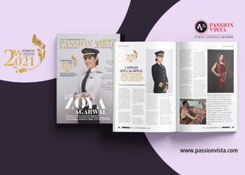 CAPTAIN ZOYA AGARAWAL PV WL 2021 Passion Vista Magazine