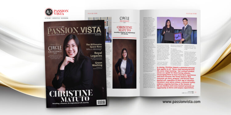 Christine Matuto Passion Vista Magazine