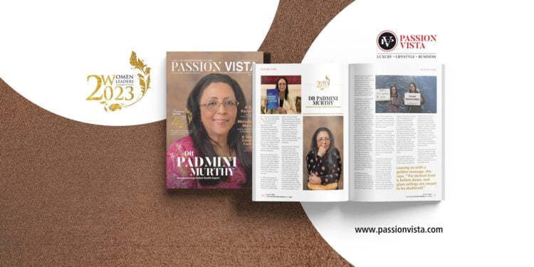 Dr Padmini Murthy WL 2023 Passion Vista Magazine