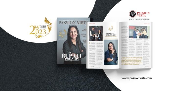 Dr Rupali Paranjape WL 2023 Passion Vista Magazine