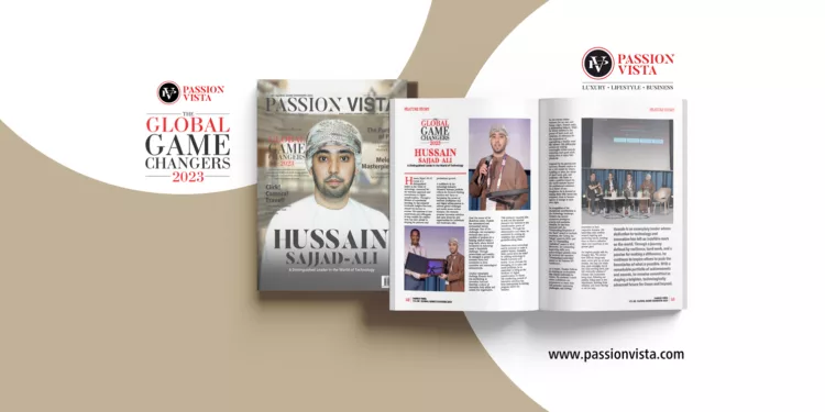 Hussain Sajjad Ali Passion Vista Magazine
