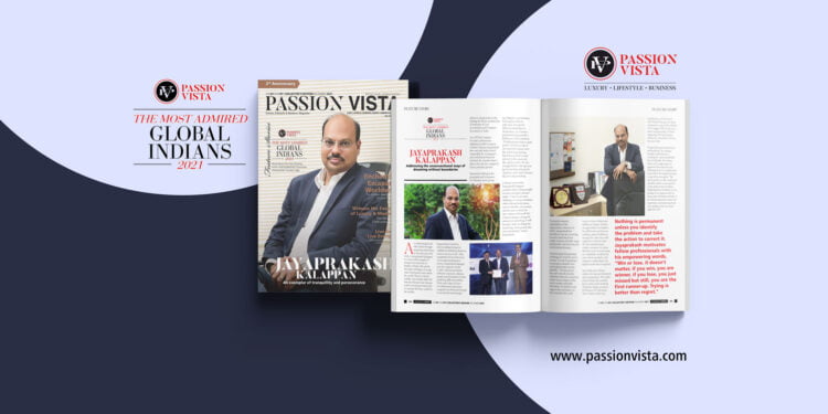JAYAPRAKASH KALAPPAN MAGI 2021 Passion Vista Magazine