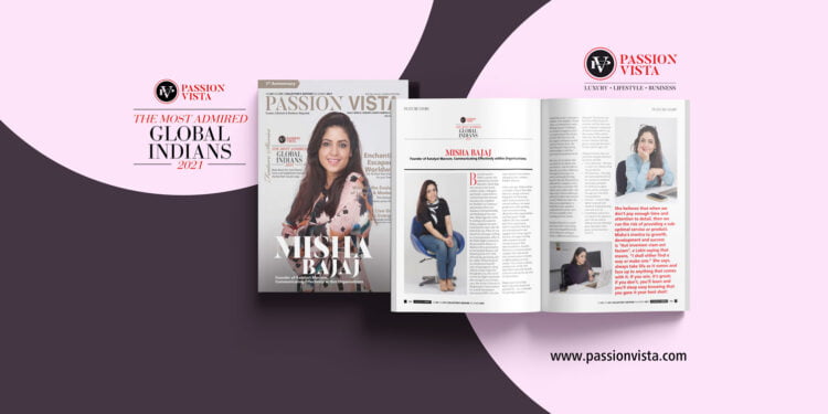 MISHA BAJAJ MAGI 2021 Passion Vista Magazine