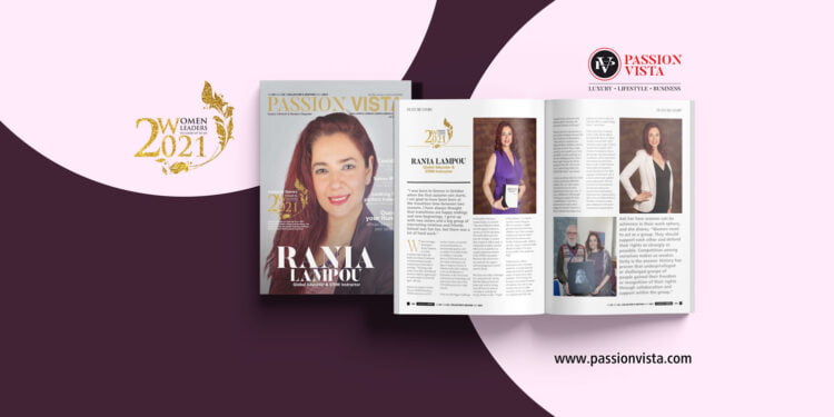 RANIA LAMPOU PV WL 2021 Passion Vista Magazine