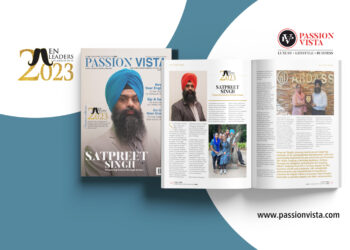 Satpeet Singh Passion Vista Magazine