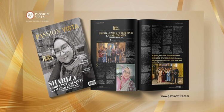 Shariza Urmila Puteri Binti Kamarozzaman Passion Vista Magazine