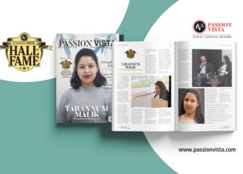 TARANNUM MALIK Passion Vista Magazine