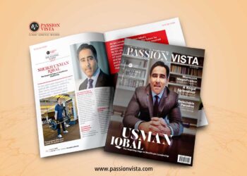 Usman Iqbal Passion Vista Magazine